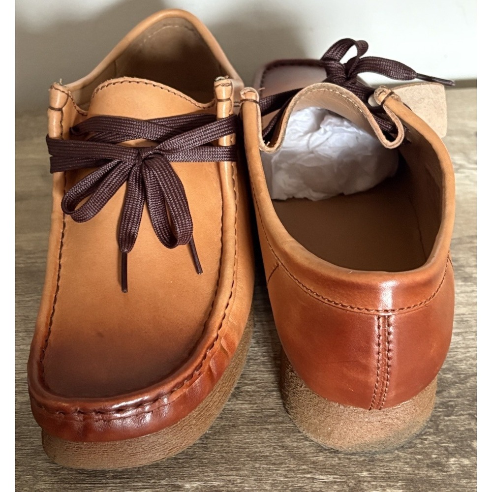Clarks Wallabee 2 26158274 Mens Brown Leather Lace‎ Up Chukkas Boots Size 8 - Picture 14 of 16